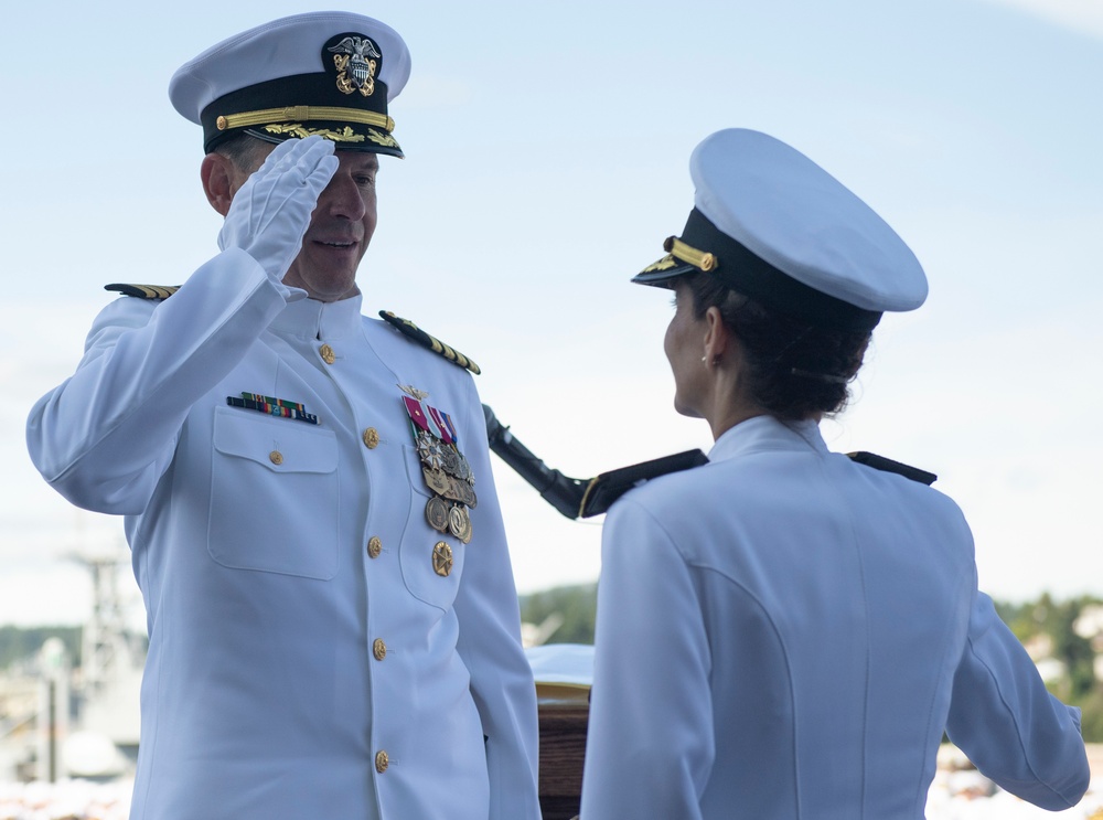 Nimitz Performs Change Of Command