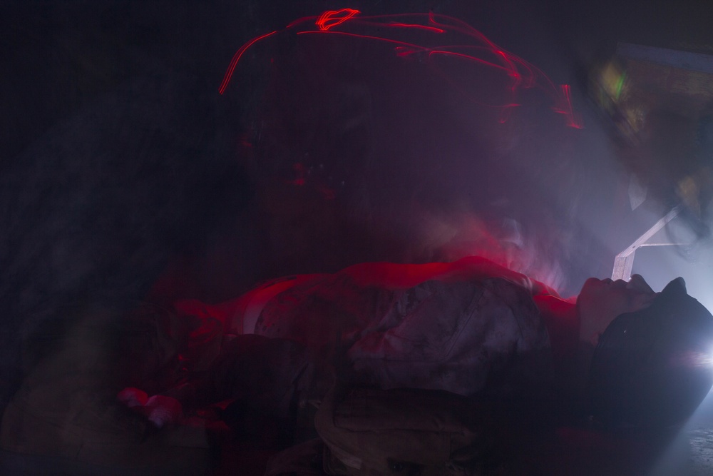 Blinded by the Light | Marines with CLB-31 participate in a TCCC course