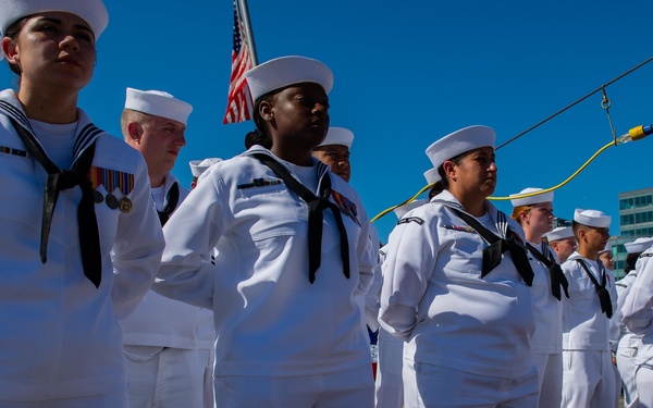 USS Spruance Change of Command