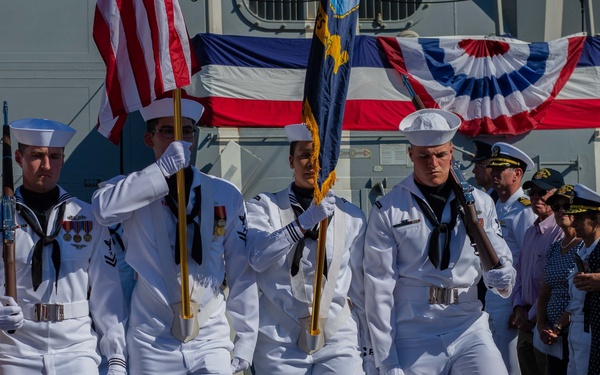 USS Spruance Change of Command