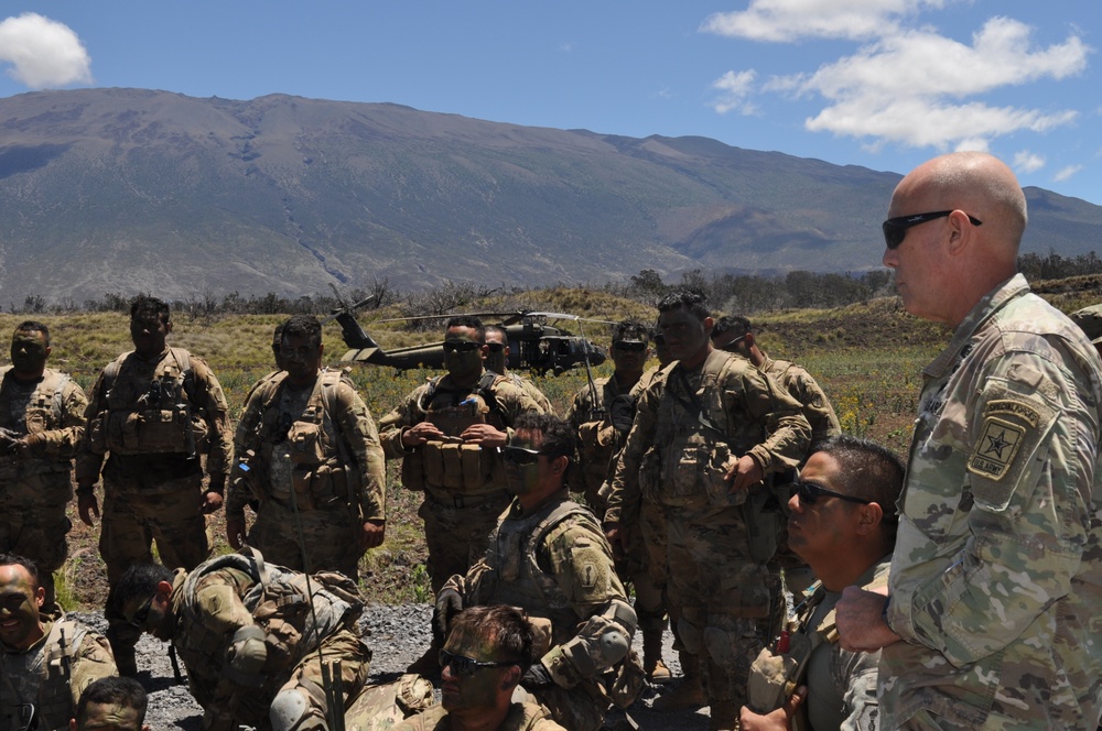 Chief of the Army Reserve observes live fire exercise
