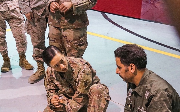 Basic Field Emergency Care Workshop at Kuwait North Military Medical Complex