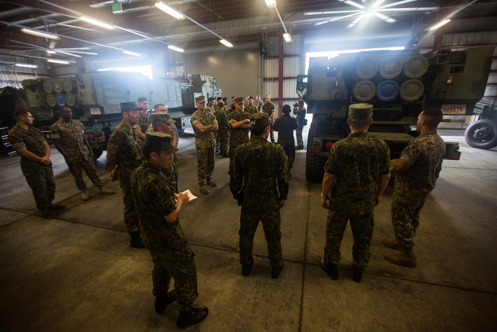 JGSDF Deputy Commander visits 3rd Marine Division