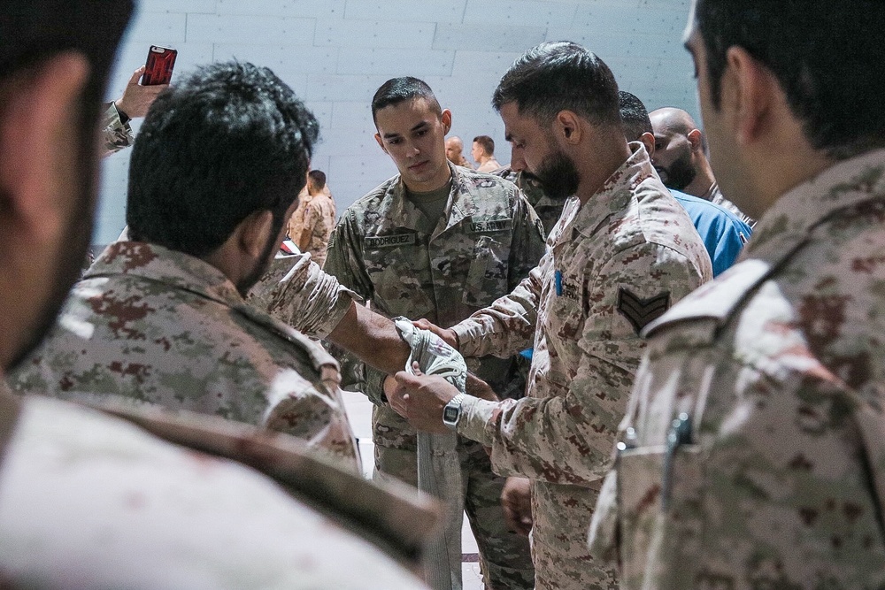 Basic Field Emergency Care Workshop at Kuwait North Military Medical Complex