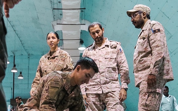 Basic Field Emergency Care Workshop at Kuwait North Military Medical Complex