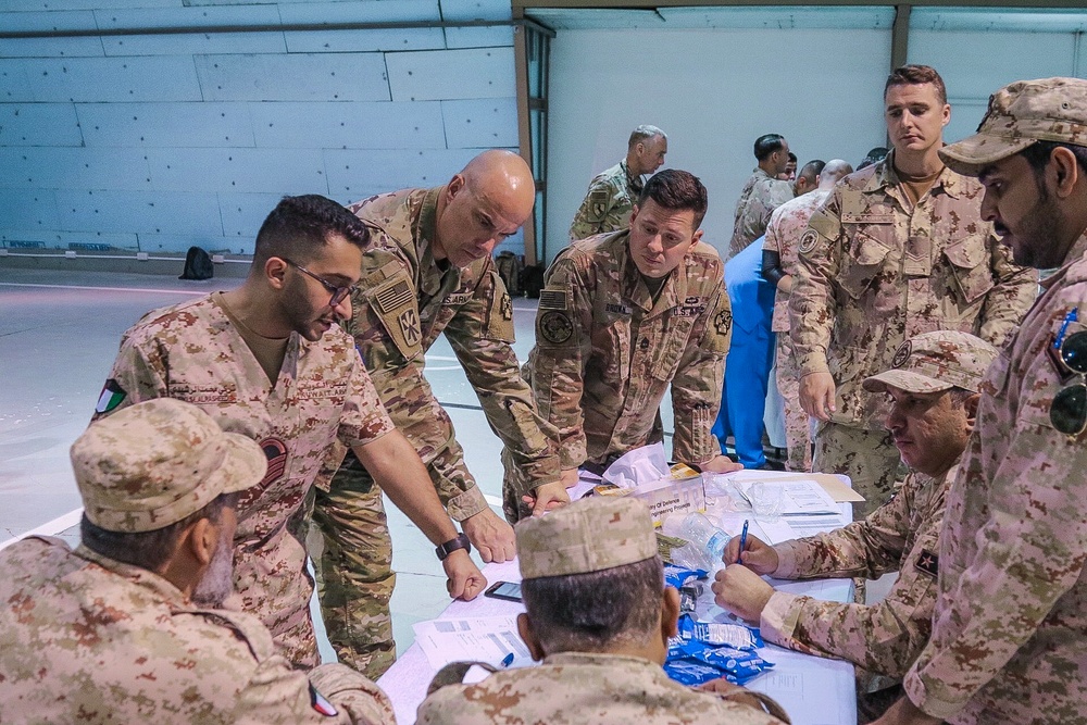 Basic Field Emergency Care Workshop at Kuwait North Military Medical Complex