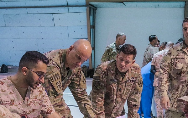 Basic Field Emergency Care Workshop at Kuwait North Military Medical Complex