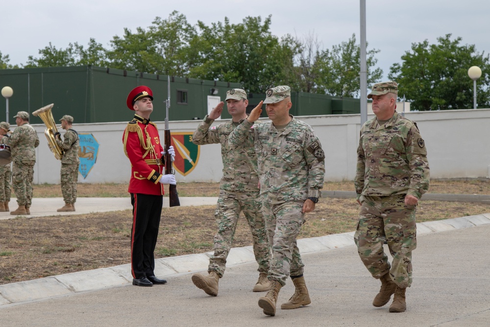 Georgian Defense Readiness Program-Training course completion ceremony