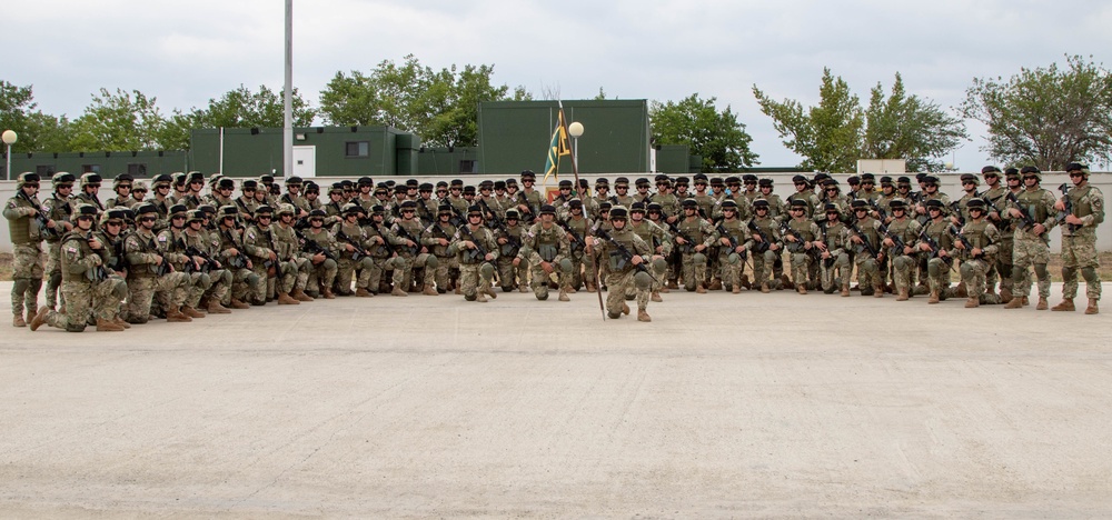 Georgian Defense Readiness Program-Training course completion ceremony