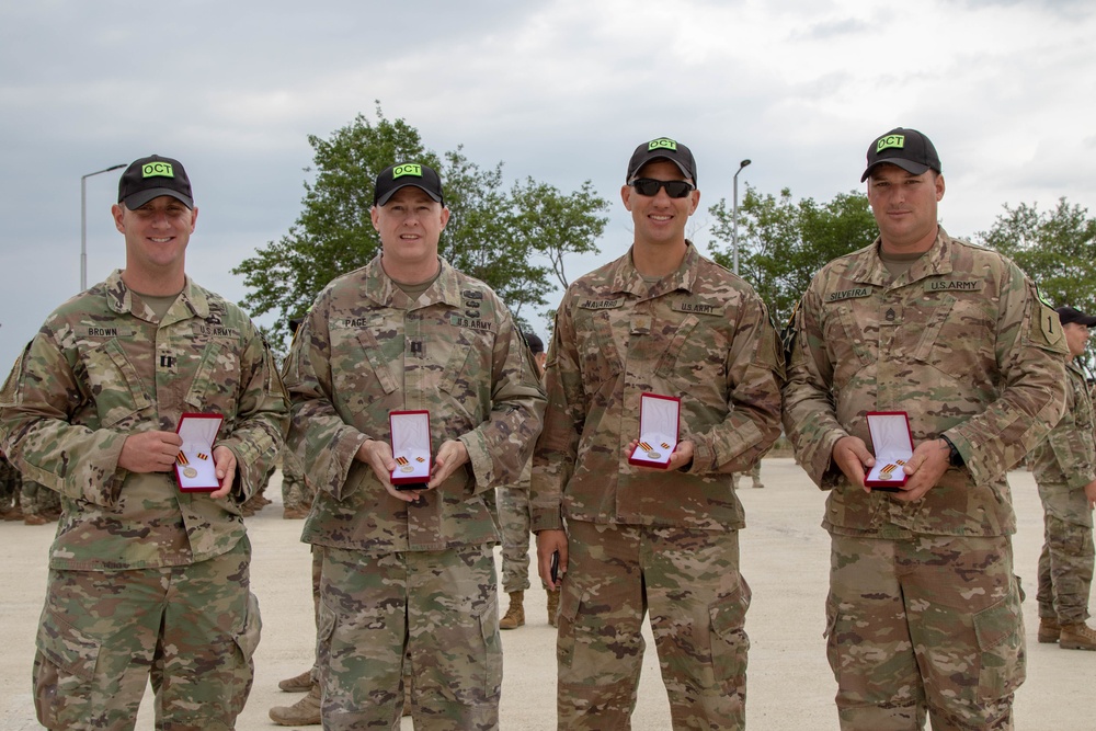 Georgian Defense Readiness Program-Training course completion ceremony