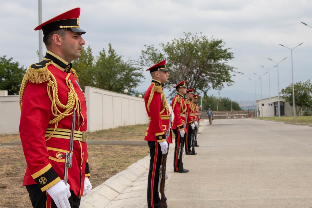 Georgian Defense Readiness Program-Training course completion ceremony