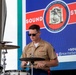 U.S. Marine Corps Recruit Depot band Sound Strike performs at the 24th World Scout Jamboree