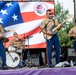 U.S. Marine Corps Recruit Depot band Sound Strike performs at the 24th World Scout Jamboree