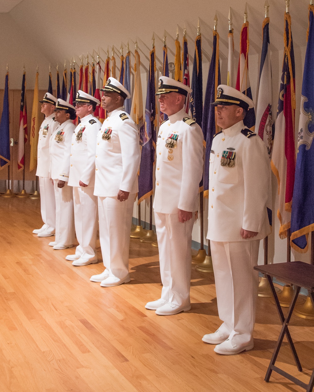 190802-N-TE695-0005 NEWPORT, R.I. (Aug. 2, 2019) – Limited Duty Officer/Warrant Officer Academy (LDO/CWO) class 19080, here at Officer Training Command, Newport, Rhode Island (OTCN), graduates on Aug. 2, 2019.