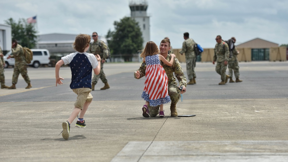 1-230th Assault Helicopter Battalion return home