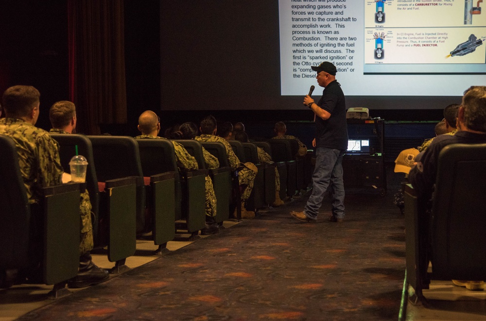 ESG 3 Conducts Diesel Engine Training for San Diego Waterfront