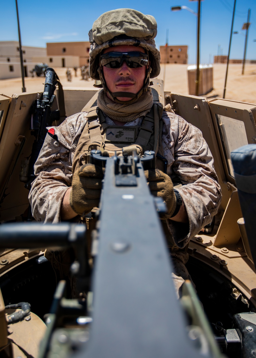 Reserve Marines with 1/25 Conduct Patrols on Range 220