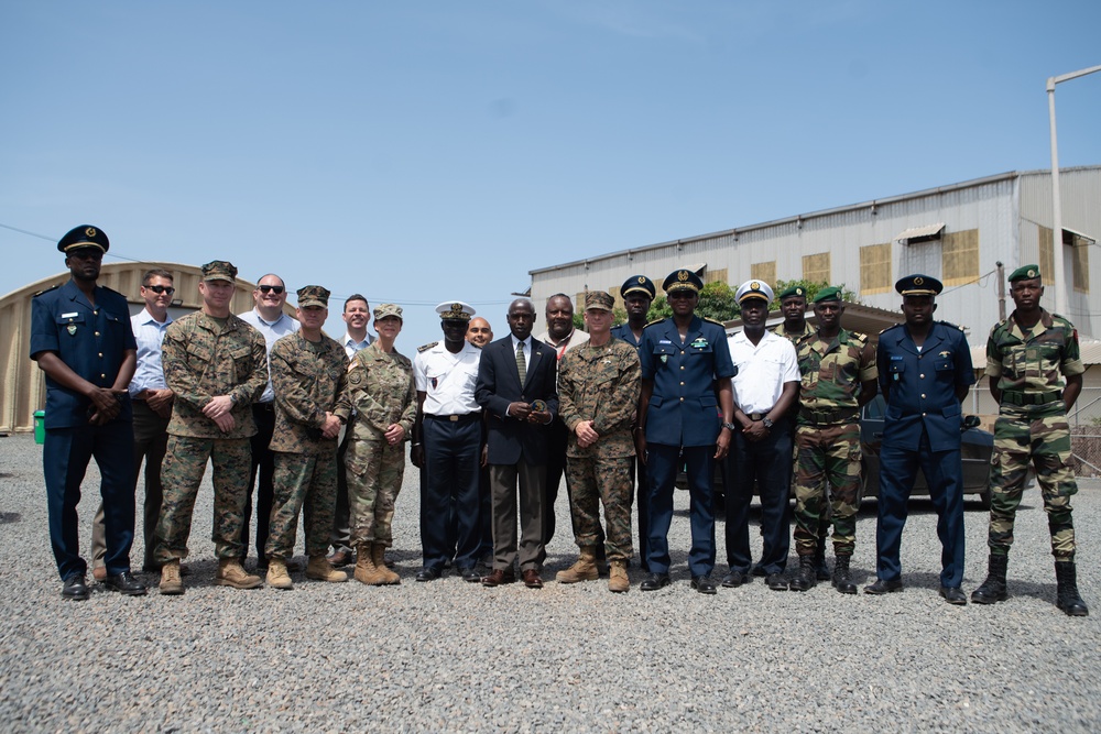 U.S. Ambassador to Senegal visits SPMAGTF-CR-AF