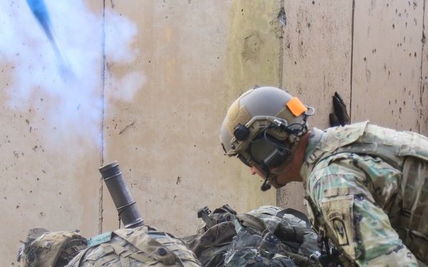 1st Brigade Combat Team, 82nd Airborne Division conducts live fire during Decisive Action Rotation 19-08.5