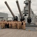 Battleship Wisconsin hosts a promotion ceremony