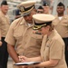 Battleship Wisconsin hosts a promotion ceremony