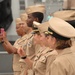 Battleship Wisconsin hosts a promotion ceremony