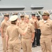 Battleship Wisconsin hosts a promotion ceremony