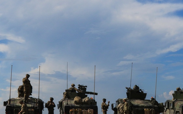 1st Brigade Combat Team, 82nd Airborne Division conducts dry fire and test fire during Decisive Action Rotation 19-08.5