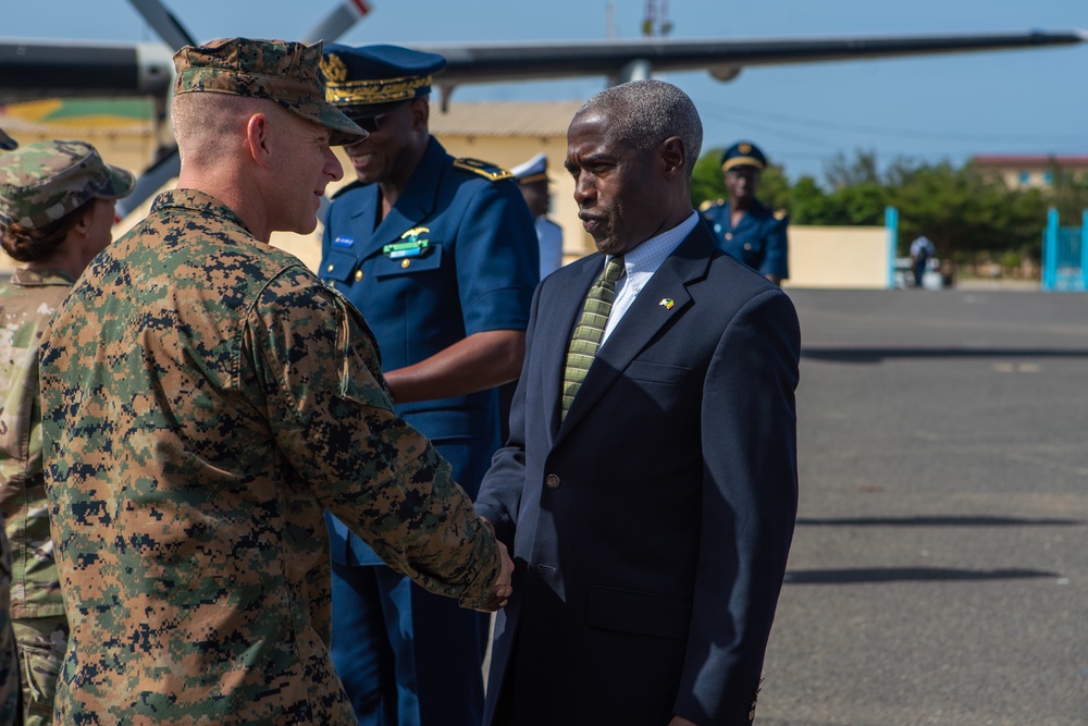 U.S. Ambassador to Senegal visits SPMAGTF-CR-AF