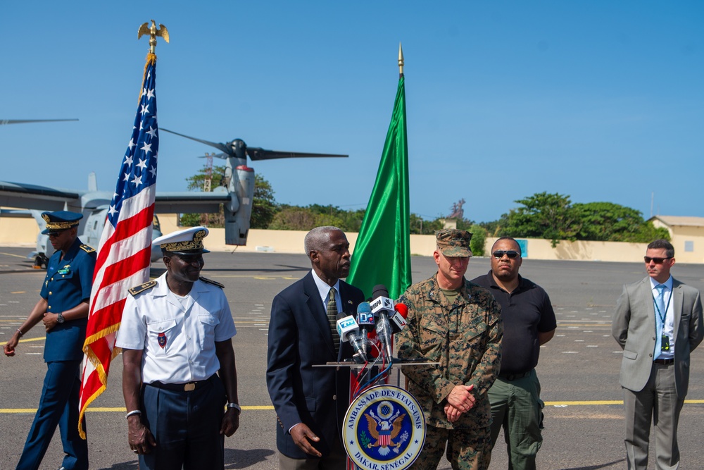 U.S. Ambassador to Senegal visits SPMAGTF-CR-AF