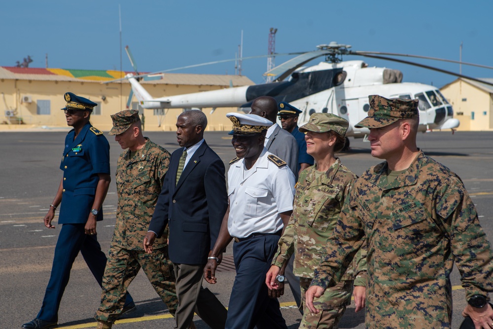 U.S. Ambassador to Senegal visits SPMAGTF-CR-AF