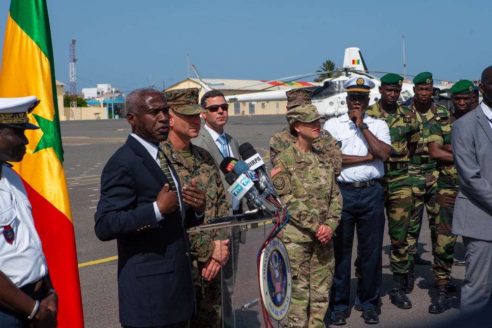 U.S. Ambassador to Senegal visits SPMAGTF-CR-AF