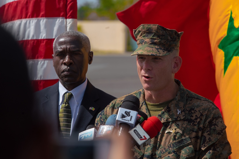 U.S. Ambassador to Senegal visits SPMAGTF-CR-AF