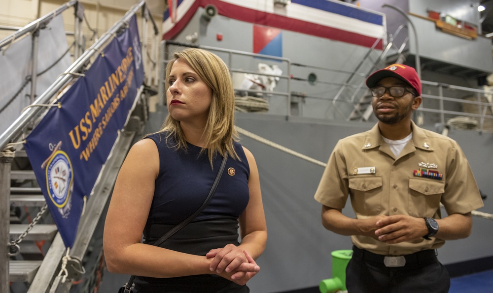 Recruit Training Command hosts California Rep. Katie Hill