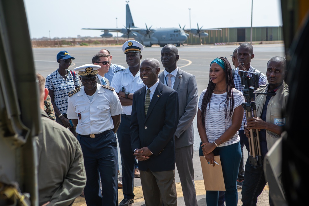 U.S. Ambassador to Senegal visits SPMAGTF-CR-AF