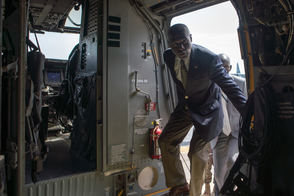 U.S. Ambassador to Senegal visits SPMAGTF-CR-AF