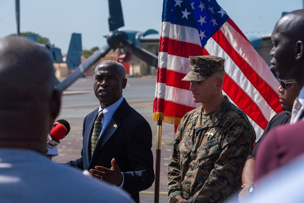 U.S. Ambassador to Senegal visits SPMAGTF-CR-AF