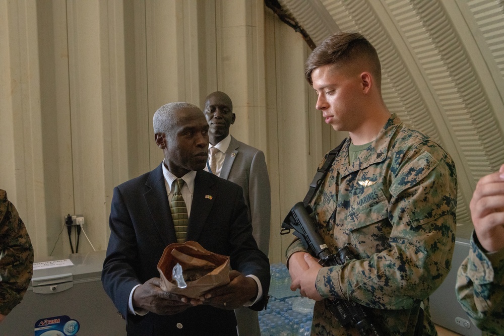 U.S. Ambassador to Senegal visits SPMAGTF-CR-AF