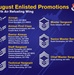 August 2019 Enlisted Promotions