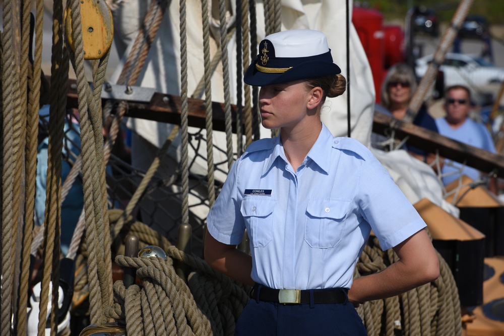 Coast Guard Cutter Eagle hosts tours in Portsmouth, New Hampshire