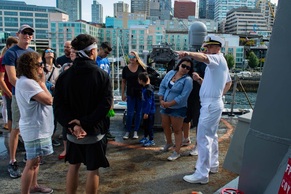 Gold Star Families Tour USS Spruance