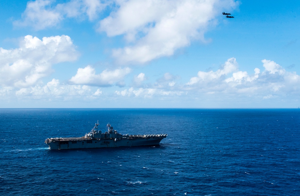 USS WASP (LHD 1) OPERATIONS AT SEA