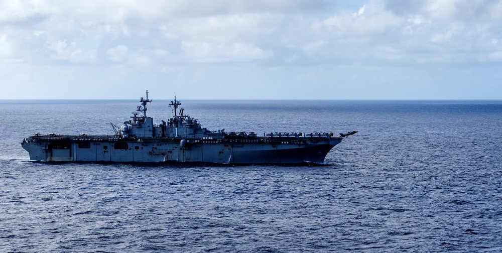 USS WASP (LHD 1) OPERATIONS AT SEA