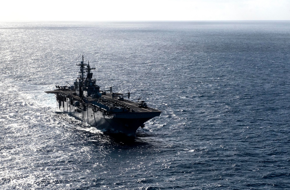 USS WASP (LHD 1) OPERATIONS AT SEA