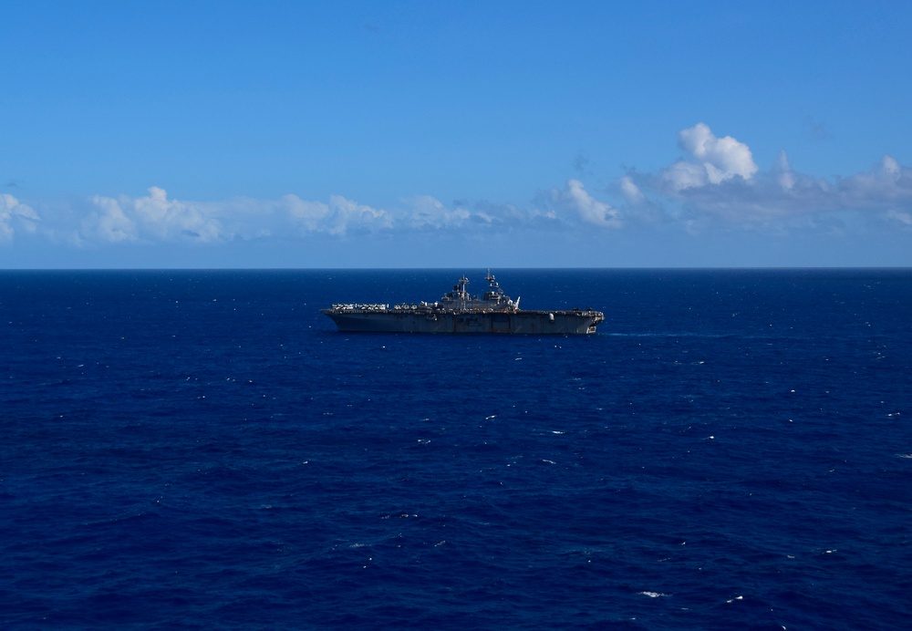 USS WASP (LHD 1) OPERATIONS AT SEA