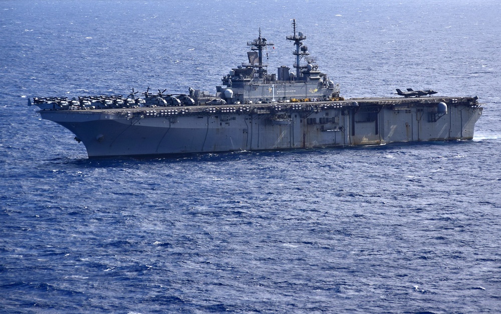USS WASP (LHD 1) OPERATIONS AT SEA