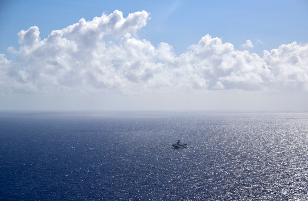 USS WASP (LHD 1) OPERATIONS AT SEA