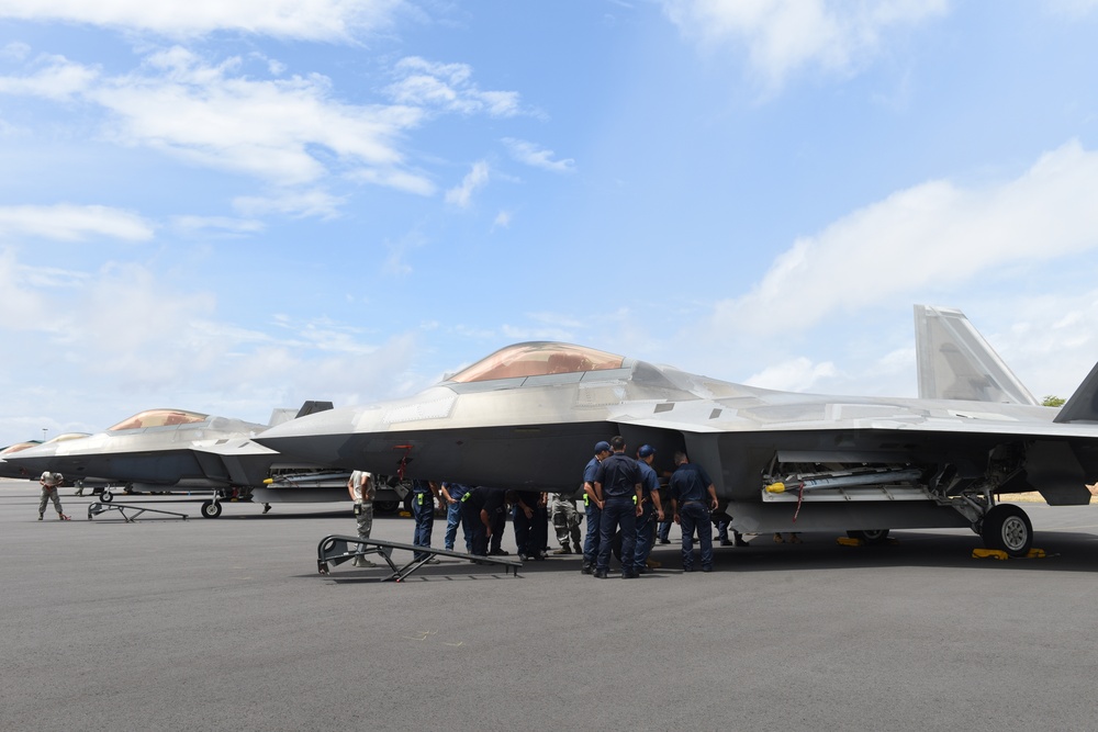 HIANG conducts first day of F-22 Raptor Training on Maui