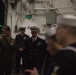 Wreath-laying ceremony for USS Wasp (CV-7)
