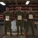 31st MEU Marines celebrate promotions aboard USS Wasp